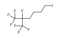 1,1,1,2-Tetrafluoro-6-iodo-2-(trifluoromethyl)hexane结构式