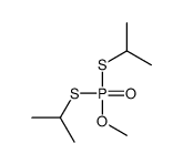 2-[methoxy(propan-2-ylsulfanyl)phosphoryl]sulfanylpropane结构式