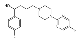 1-(4-Fluorophenyl)-4-[4-(5-fluoro-2-pyrimidinyl)-1-piperazinyl]-1 -butanol Structure