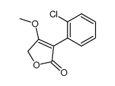 3-(2-chlorophenyl)-4-methoxy-5H-furan-2-one结构式