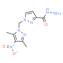 1-(3,5-DIMETHYL-4-NITRO-PYRAZOL-1-YLMETHYL)-1 H-PYRAZOLE-3-CARBOXYLIC ACID HYDRAZIDE picture