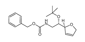 benzyl (S)-2-tert-butoxy-2-((S)-2,5-dihydrofuran-2-yl)ethyl carbamate结构式
