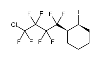(1S,2S)-1-(4-chloro-1,1,2,2,3,3,4,4-octafluorobutyl)-2-iodocyclohexane Structure
