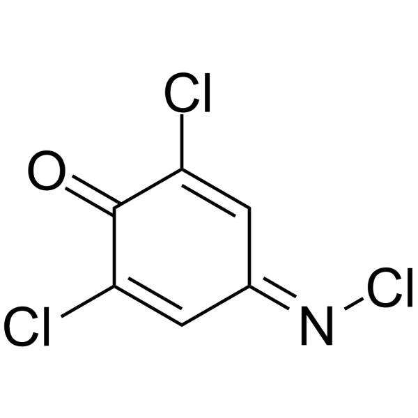 2,6-Dichloroquinone-4-chloroimide structure