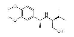 (S)-2-{(S)-[1-(3,4-dimethoxyphenyl)ethyl]amino}-3-methylbutan-1-ol Structure