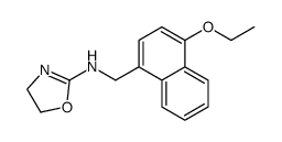 N-[(4-ethoxynaphthalen-1-yl)methyl]-4,5-dihydro-1,3-oxazol-2-amine结构式