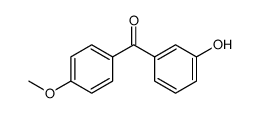 3-hydroxy-4'-methoxybenzophenone结构式