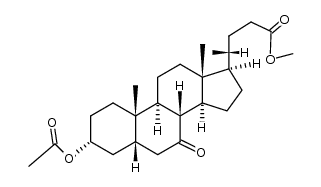 3α-Acetyloxy-7-oxo-5β-cholan-24-oic acid methyl ester picture