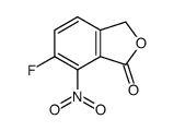 6-fluoro-7-nitro-3H-2-benzofuran-1-one Structure