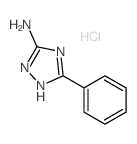 1H-1,2,4-Triazol-5-amine,3-phenyl-, hydrochloride (1:1) picture