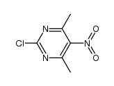 2-chloro-4,6-dimethyl-5-nitropyrimidine picture