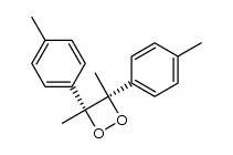 (3S,4R)-3,4-dimethyl-3,4-di-p-tolyl-1,2-dioxetane Structure