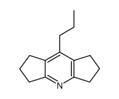 8-propyl-1,2,3,5,6,7-hexahydro-dicyclopenta[b,e]pyridine结构式