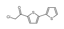 1-[2,2']bithiophenyl-5-yl-2-chloro-ethanone结构式