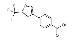 4-(5-(Trifluoromethyl)isoxazol-3-yl)benzoic acid结构式