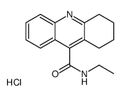 N-ethyl-1,2,3,4-tetrahydroacridine-9-carboxamide,hydrochloride Structure
