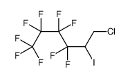 6-chloro-1,1,1,2,2,3,3,4,4-nonafluoro-5-iodohexane结构式