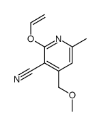 2-ethenoxy-4-(methoxymethyl)-6-methylpyridine-3-carbonitrile Structure