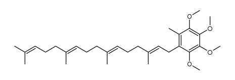 1-[(2E,6E,10E)-3,7,11,15-tetramethylhexadeca-2,6,10,14-tetraenyl]-6-methyl-2,3,4,5-tetramethoxybenzene Structure