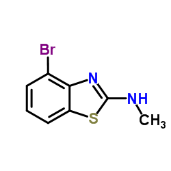 4-Bromo-N-methyl-1,3-benzothiazol-2-amine Structure