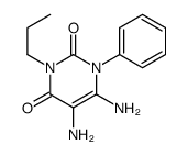 5,6-diamino-1-phenyl-3-propylpyrimidine-2,4-dione Structure