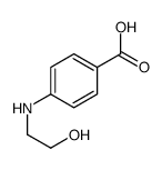 4-(2-hydroxyethylamino)benzoic acid Structure