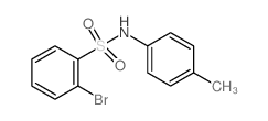 2-Bromo-N-(4-methylphenyl)benzenesulfonamide Structure