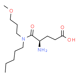 (R)-4-amino-5-((3-methoxypropyl)(pentyl)amino)-5-oxopentaneperoxoic acid structure