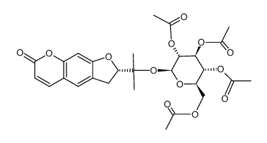 Marmesinin-tetraacetat结构式