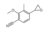 3-methyl-2-(methyloxy)-4-oxiran-2-ylbenzonitrile Structure