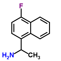 1-(4-Fluoro-1-naphthyl)ethanamine结构式