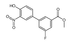 methyl 3-fluoro-5-(4-hydroxy-3-nitrophenyl)benzoate结构式