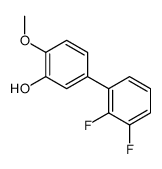 5-(2,3-difluorophenyl)-2-methoxyphenol结构式