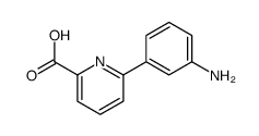 6-(3-Aminophenyl)picolinic acid structure