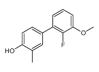 4-(2-fluoro-3-methoxyphenyl)-2-methylphenol结构式