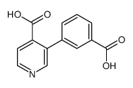 3-(3-carboxyphenyl)pyridine-4-carboxylic acid结构式