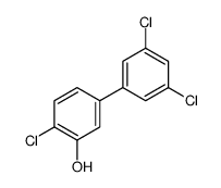 2-chloro-5-(3,5-dichlorophenyl)phenol结构式