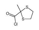 1,3-Dithiolane-2-carbonyl chloride, 2-methyl- (9CI) Structure