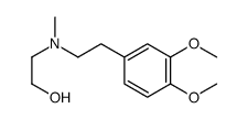 2-((3,4-dimethoxyphenethyl)(Methyl)amino)ethanol structure