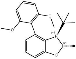 (2S,3S)-3-(Tert-butyl)-4-(2,6-dimethoxyphenyl)-2-m ethyl-2,3-dihydrobenzo[d][1,3]oxaphosphole... Structure