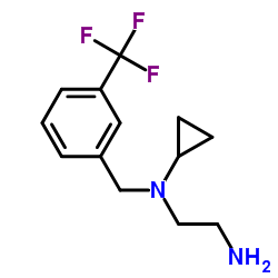 N-Cyclopropyl-N-[3-(trifluoromethyl)benzyl]-1,2-ethanediamine Structure