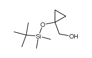 1-(t-butyldimethylsiloxy)cyclopropylmethanol Structure
