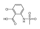 2-Chloro-6-(Methylsulfonamido)benzoic Acid Structure