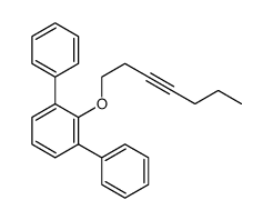 2,6-diphenylphenyl hept-3-ynyl ether结构式