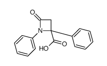4-oxo-1,2-diphenylazetidine-2-carboxylic acid结构式
