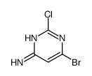 6-bromo-2-chloropyrimidin-4-amine Structure