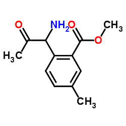 Methyl 2-(1-amino-2-oxopropyl)-5-methylbenzoate Structure