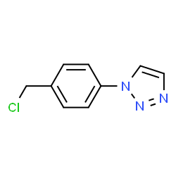 1-(4-(Chloromethyl)phenyl)-1H-1,2,3-triazole Structure