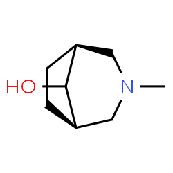 (1β,5β,8-anti)-3-Methyl-3-azabicyclo[3.2.1]octan-8-ol结构式