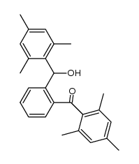 2-(2,4,6-trimethylbenzoyl)phenyl(mesityl)methanol结构式